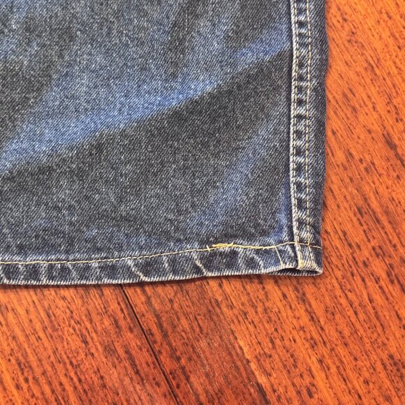 Vintage Lee Denim Pleated Midi Skirt - Picture 11 of 11